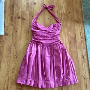 FLAVIO CASTELLANI pink Italian designer dress